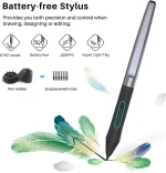 HUION Inspiroy H640P Graphics Tablet with Battery-Free Stylus 8192 Pressure Sensitivity - Image 2
