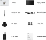 HUION Inspiroy H640P Graphics Tablet with Battery-Free Stylus 8192 Pressure Sensitivity - Image 4