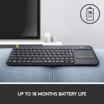 Logitech K400 Plus Wireless Touch Keyboard - Image 3