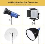 QIHE Stainless Steel Light Stand 110in/2.8m Heavy Duty Light Stand - Image 3