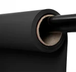 Paper Backdrop Black For Photography  7" x 20"