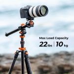 K&F Camera Tripod Lightweight, K234A7+BH-28L, EXTENSION ARM KIT - Image 6