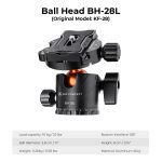 K&F Camera Tripod Lightweight, K234A7+BH-28L, EXTENSION ARM KIT - Image 7