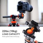 K&F Camera Tripod Lightweight K254A1+BH-28L 2IN1 - Image 5