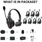 Hollyland Solidcom C1-8S DECT Intercom System with 8 Headsets 1.9 GHz - Image 19