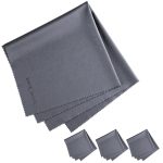 K&F Concept Microfiber Cleaning cloth set dark gray, 6 pieces