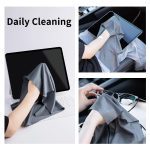 K&F Concept Microfiber Cleaning cloth set dark gray, 6 pieces - Image 6