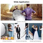 K&F Five in One Circular Reflector with Handle 110cm Portable Folding - Image 4