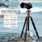K&F K255A4+BH-28L Camera Tripod OLD TM - Image 2
