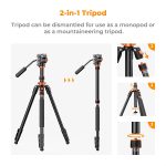 K&F O234A7+FH-03 Camera Tripod - Image 5
