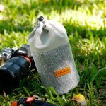K&F Protective Camera Lens Pouch 2L 10*18cm - Image 8