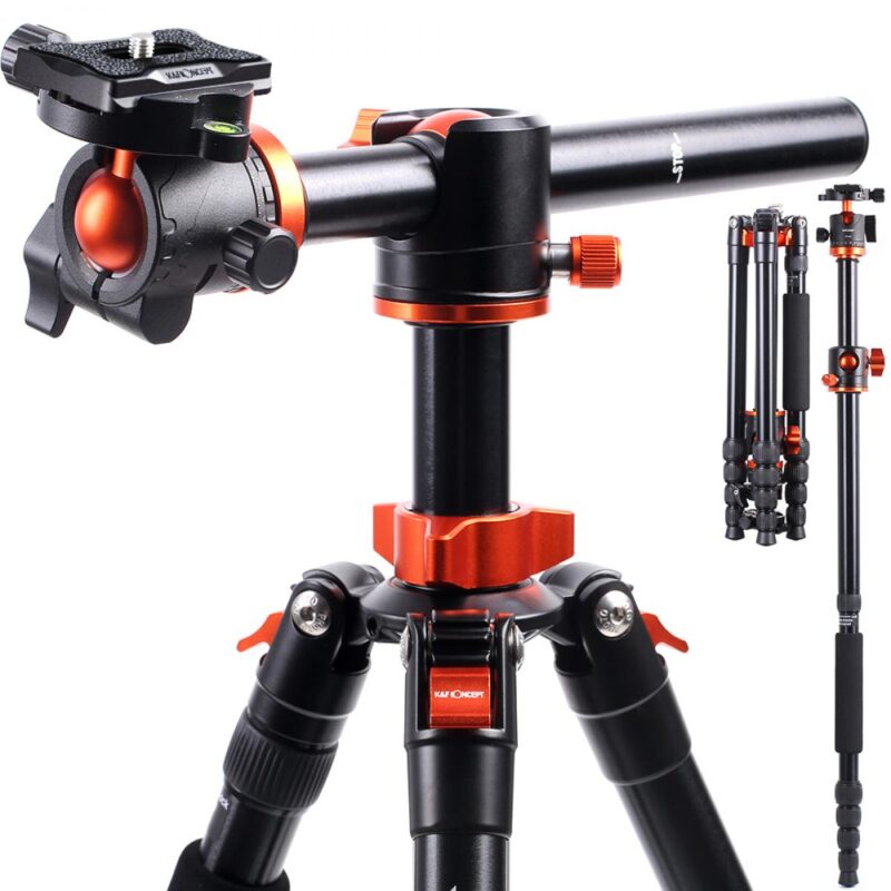 K&F T255A4+BH-28L (OLD TM Extension) Tripod