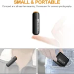 Lensgo 318C mini wireless lavalier microphone - Image 4