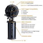 StellaPro Reflex S 2 Light Kit LED/Flash Head - Image 2