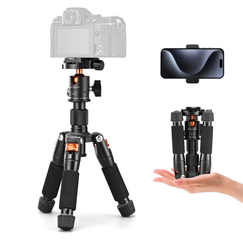 K&F Concept Desktop Mini Tripod S225A1+BH-25