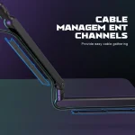 FIFINE BM88 Low-profile Mic Arm Stand for Streaming, Podcasting (Black) - Image 5