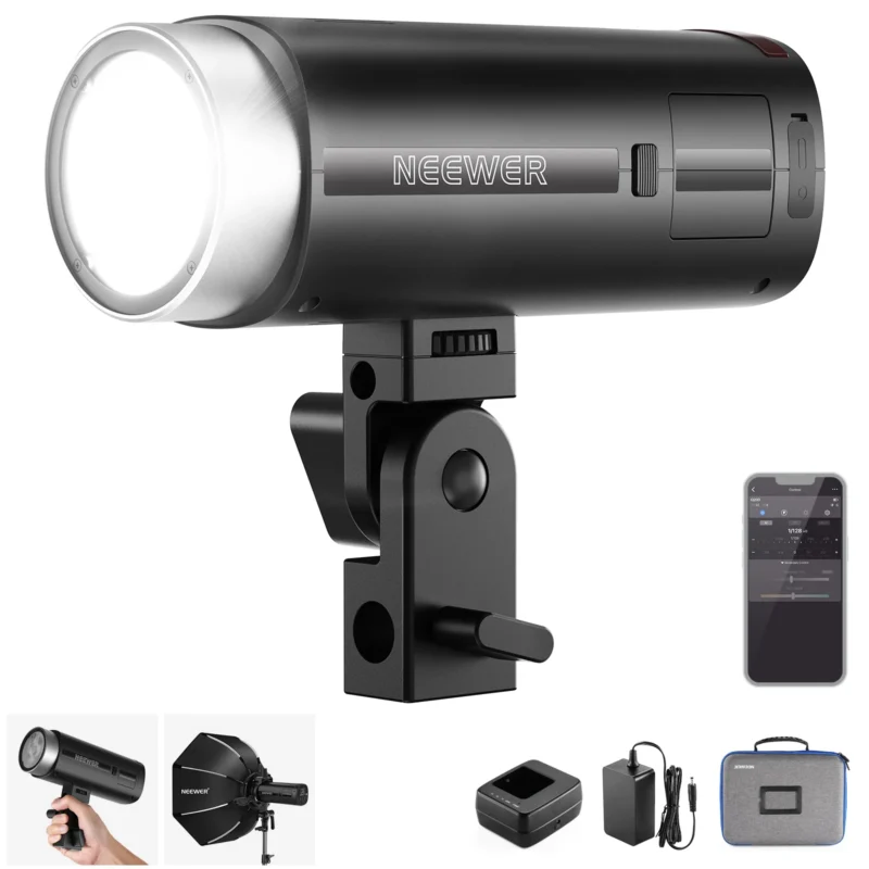 NEEWER Q200 200Ws 2.4G Outdoor Strobe Flash with App Control