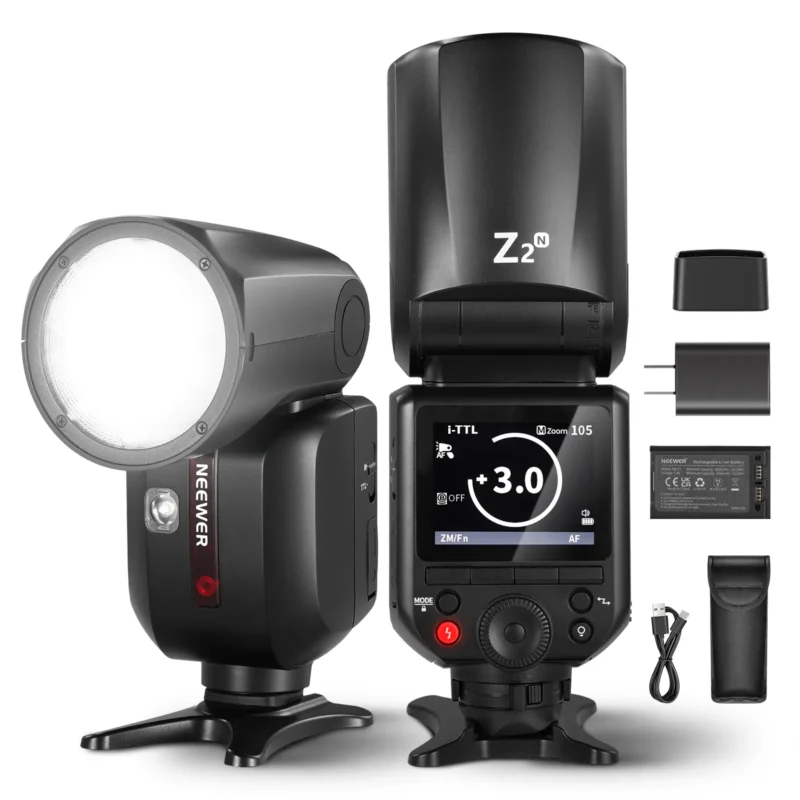 NEEWER Z2-N TTL Round Head Flash Speedlite For Nikon