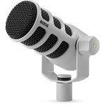 RODE PodMic USB and XLR Dynamic Broadcast Microphone (White) - Image 4