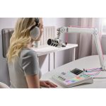 RODE PodMic USB and XLR Dynamic Broadcast Microphone (White) - Image 10