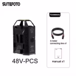 Sutefoto 48V-PCS Dual Battery Power Station V Mount Battery Charger - Image 8