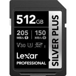 Lexar 512GB Professional SILVER PLUS UHS-I SDXC Memory Card - Image 2