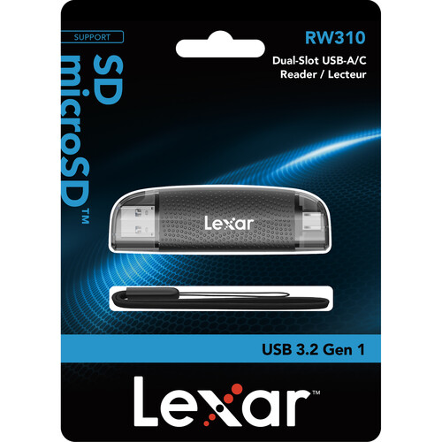 Lexar Dual-Slot USB-AC RW310 Card Reader