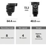 Sony ECM-M1 Compact Camera Mount Digital Shotgun Microphone - Image 12