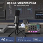 FIFINE XLR Condenser Microphone K669C Black - Image 3