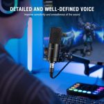 FIFINE XLR Condenser Microphone K669C Black - Image 4