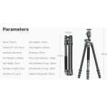 Ulanzi MT-59 Multifunction Aluminum Tripod with Ball Head - Image 10