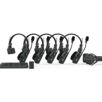 Hollyland Solidcom C1 Pro 5S Full Duplex ENC Wireless Intercom System with 5 Headsets