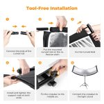 K&F CONCEPT U Shape 4 in 1 Curved Reflector 180x60cm U65120 - Image 6