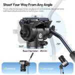 Ulanzi Ombra Video II XIANG Aluminum Tripod with Fluid Head - Image 12