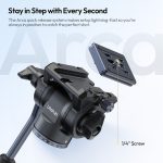 Ulanzi Ombra Video II XIANG Aluminum Tripod with Fluid Head - Image 10