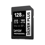 Lexar 128GB Professional SILVER PLUS 255MB/sUHS-I SDXC Memory Card - Image 2