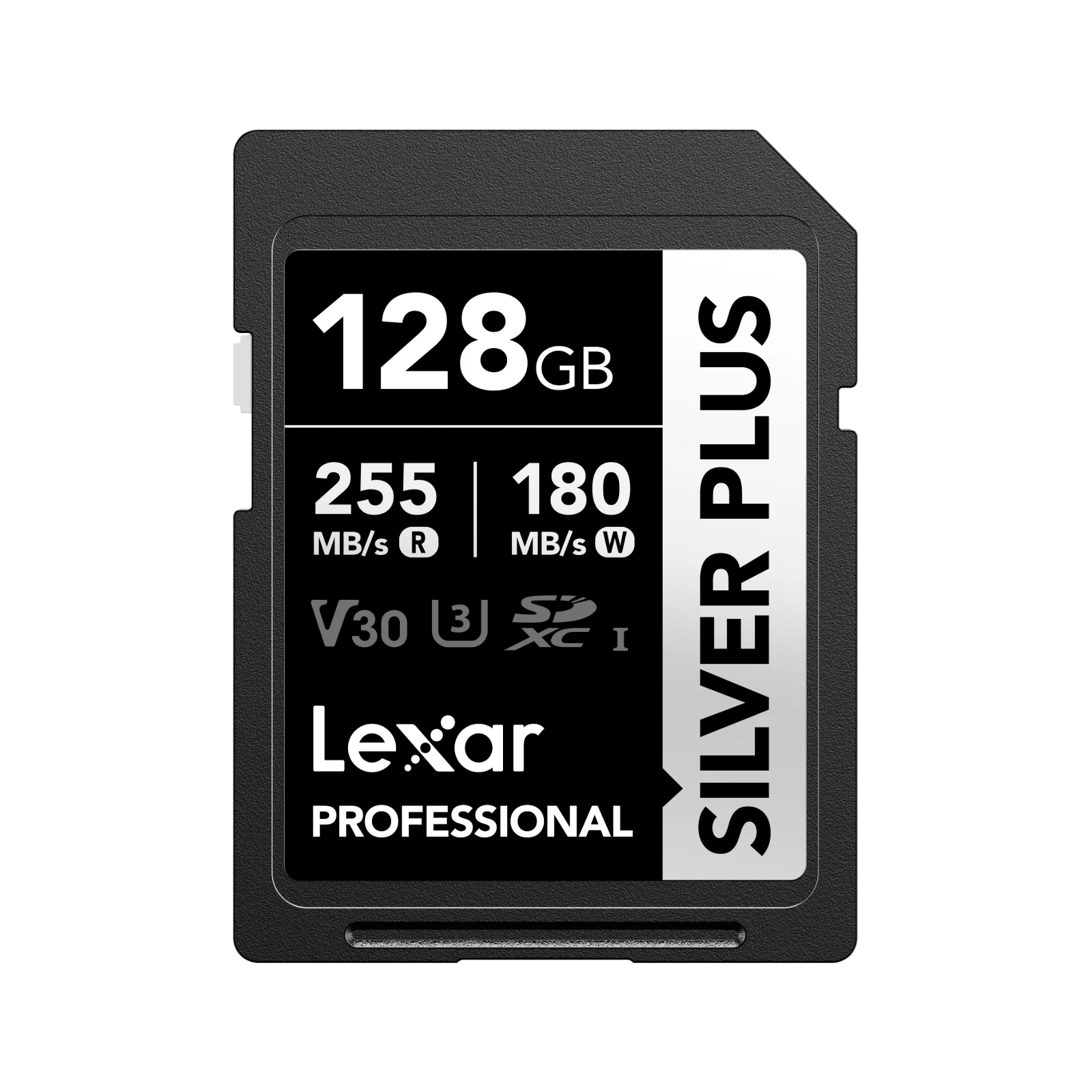 Lexar 128GB Professional SILVER PLUS 255MBsUHS-I SDXC Memory Card
