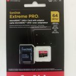 SanDisk Extreme Pro MicroSDXC UHS-I 64GB + Adapter