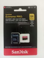 SanDisk Extreme Pro MicroSDXC UHS-I 64GB + Adapter