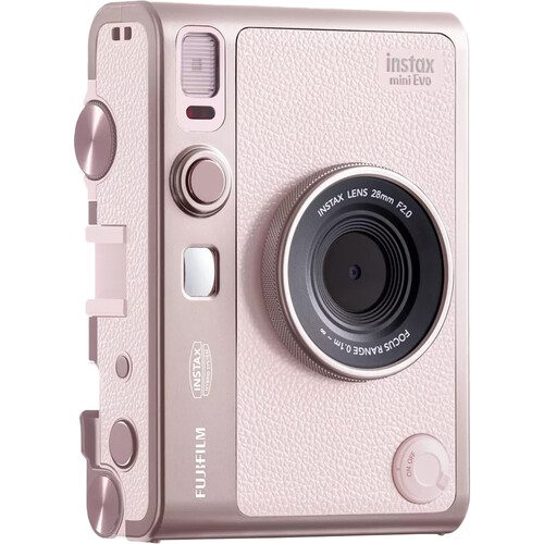 FUJIFILM instax mini EVO Hybrid Instant Camera Gentle Rose Pink
