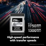 Lexar 256GB CFexpress Type B 1750MBs SILVER CARD - Image 3
