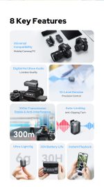Godox Alink Kit 2 Wireless Microphone - Image 6