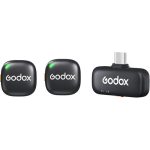 Godox C01 2-Person Wireless Microphone System with USB-C Connector for Mobile Devices