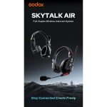 Godox SkyTalk Air 4S 4 Person Full-Duplex Wireless Intercom Headset System - Image 3