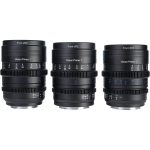 Sirui VP-1 Vision Prime T1.4 Full-Frame Cine 3-Lens Kit (Multi-Mount, Black) - Image 2
